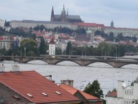 Untypical image of Prague... Prague's floods