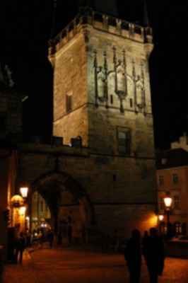 Bridge Tower at night