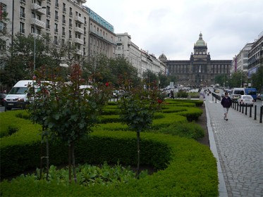 Big demonstrations took part in Wenceslas Square