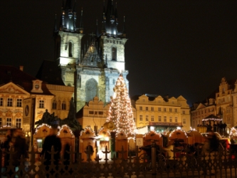 Old Town Square at Christmas