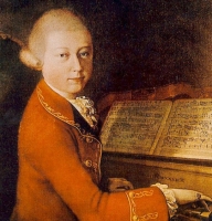 Genious artist W.A. Mozart