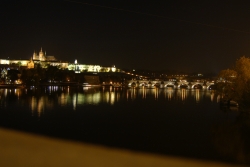 Charles Bridge at night