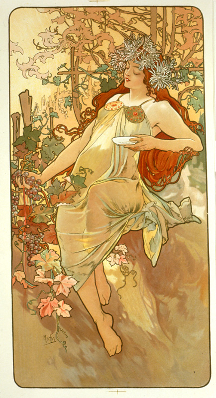 Autumn by A. Mucha