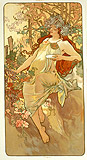 Autumn by A. Mucha