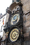 Astronomical clock from the right side