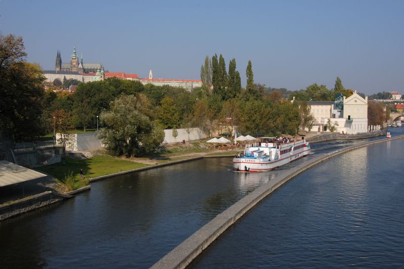 Boat trip on the Vltava