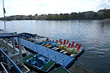 Paddle boat rental on the Vltava River