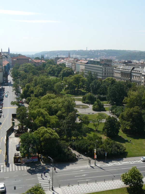 View of Charles Square from the New Town Hall tower