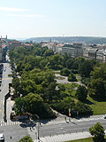 View of Charles Square from the New Town Hall tower