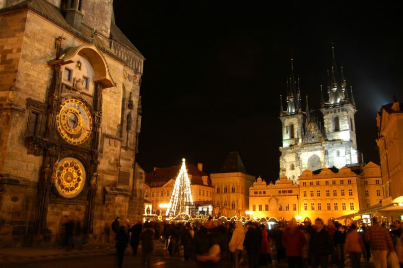 Christmas market in the Old Town Square