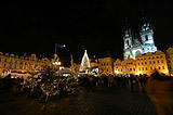 Old Town Square Christmas Decorations
