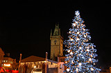 Christmas tree in the Old Town Square
