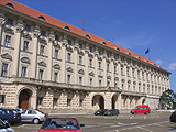The frontage of Czernin Palace