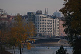 Dancing House in autumn