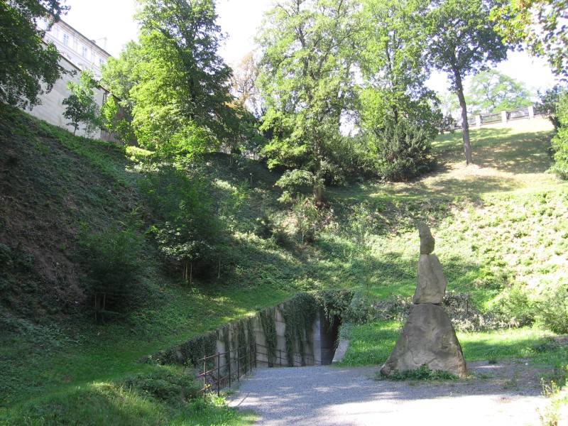 A tunnel in Deer Moat