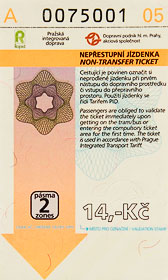 Non Transfer ticket