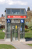Metro entrance for disabled