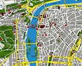 Prague centre mini map