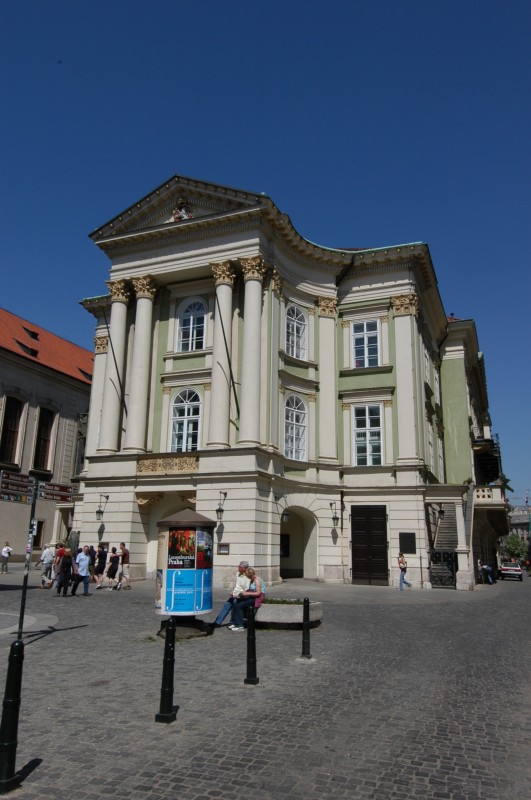 Classicist building of Estates Theatre