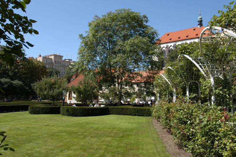 Franciscan Garden in the centre of Prague