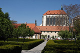 Franciscan Garden with the Church of Our Lady of the Snows