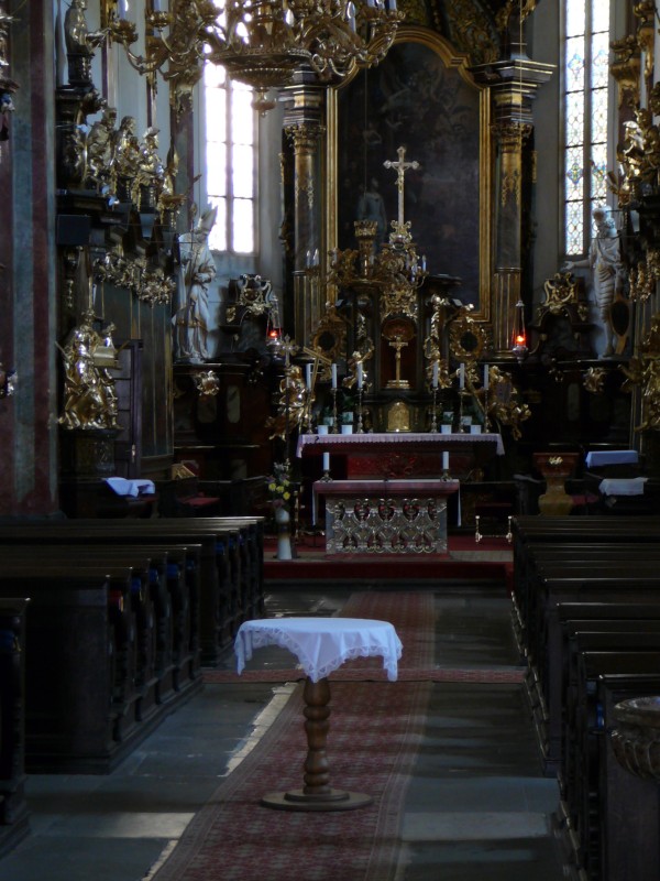 Inside the Church of St Henry