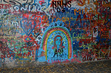 Colourful John Lennon Wall