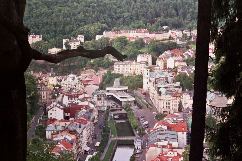 Karlovy Vary from Belvedere