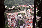 Karlovy Vary from Belvedere