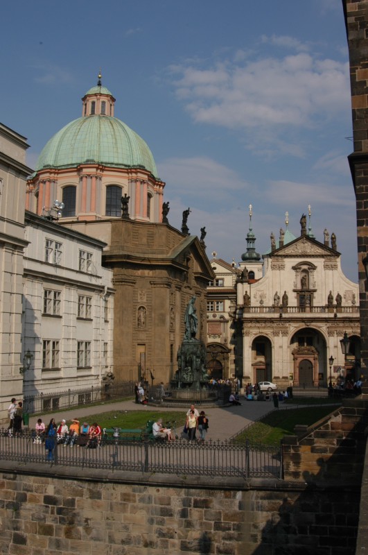 View of the square from Charles Bridge