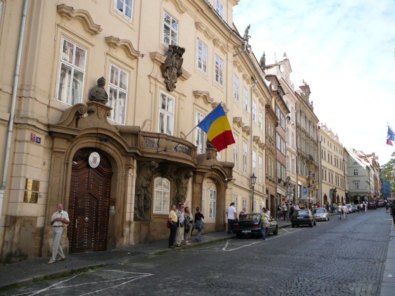Romanian Embassy in Nerudova street