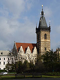 New Town Hall in the north of the Charles Square