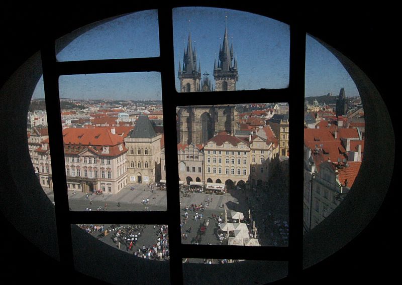 Church of Our Lady before the Tyn from the City Hall Tower