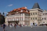Kinsky Palace and House At the Stone Bell in Old Town Square