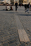 The Meridian, after which they counted time in the past of Prague