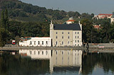 Reflection of Petrin Hill on the Vltava