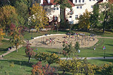 Playground at the base of Petrin