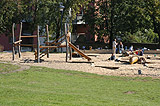 Playground at the base of Petrin