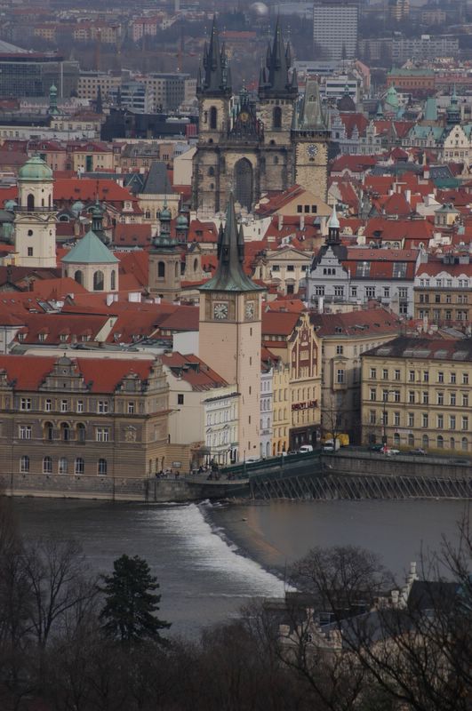 Old Town from the Vltava bank