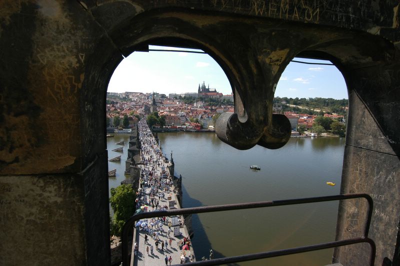 Prague from the Old Town Bridge Tower