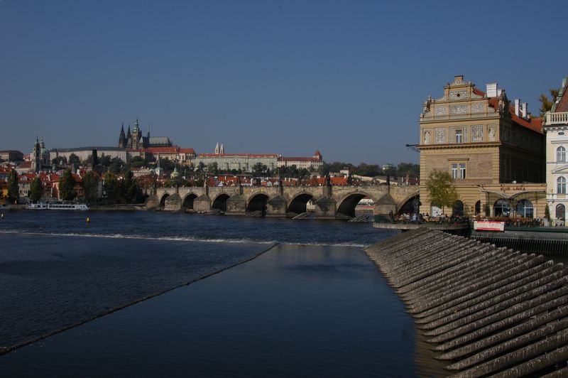 Prague seen from the Vltava