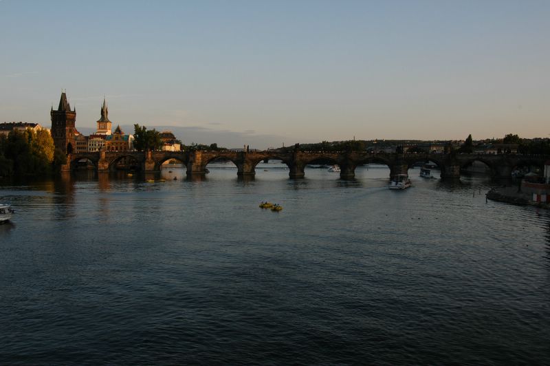 Evening over Prague