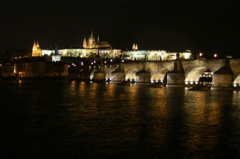 Charles Bridge by night