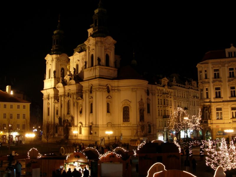St. Nocholas Church and the Christmas Market