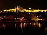 Prague at night