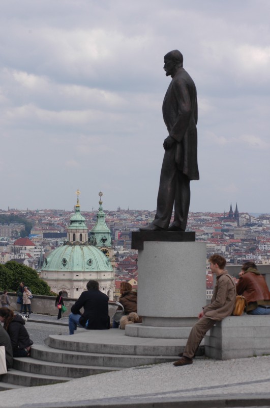 Statue of T. G. Masaryk at Hradcanske namesti