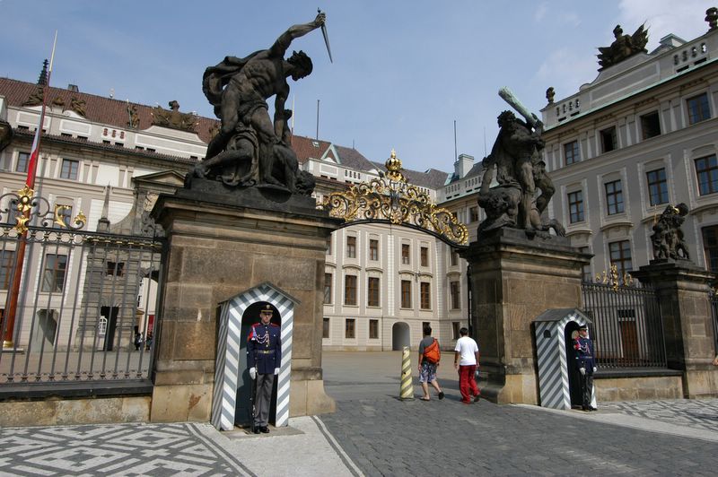 Entrance at the Prague Castle