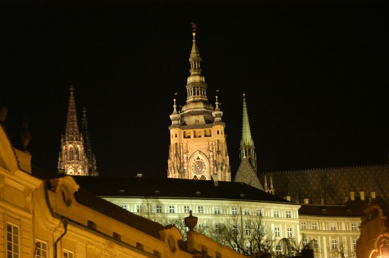 The Castle and St Vitus Cathedral towers
