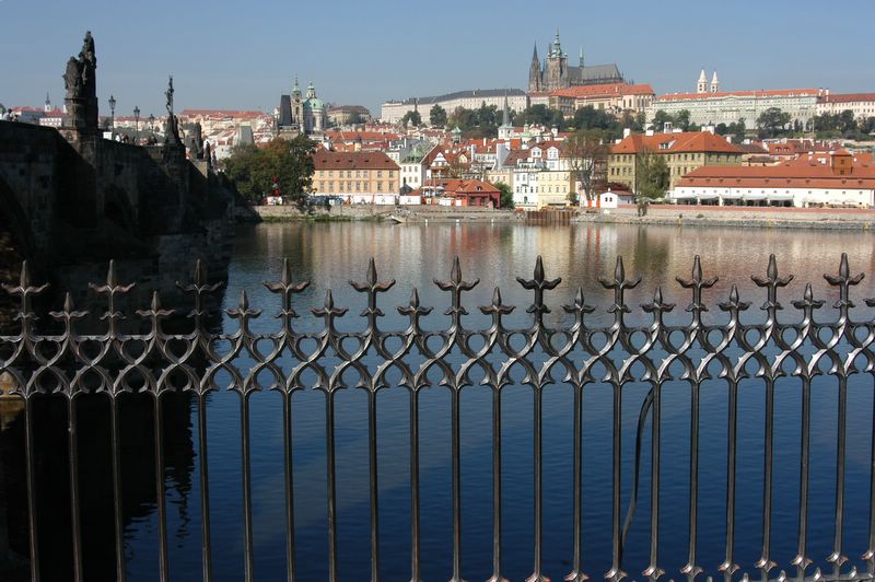 View from Charles Bridge, Old town side