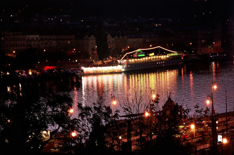 The Admiral Boatel seen from Vysehrad